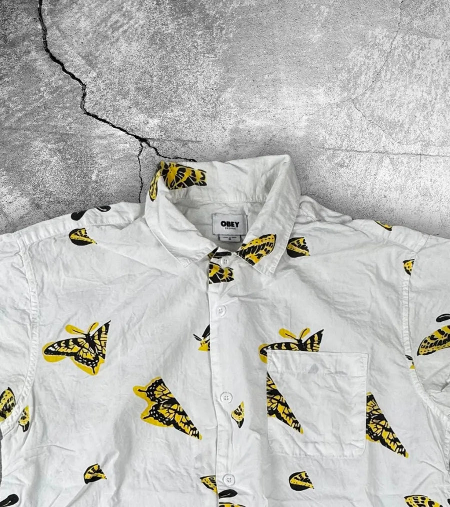 Obey Schmetterlingshemd M